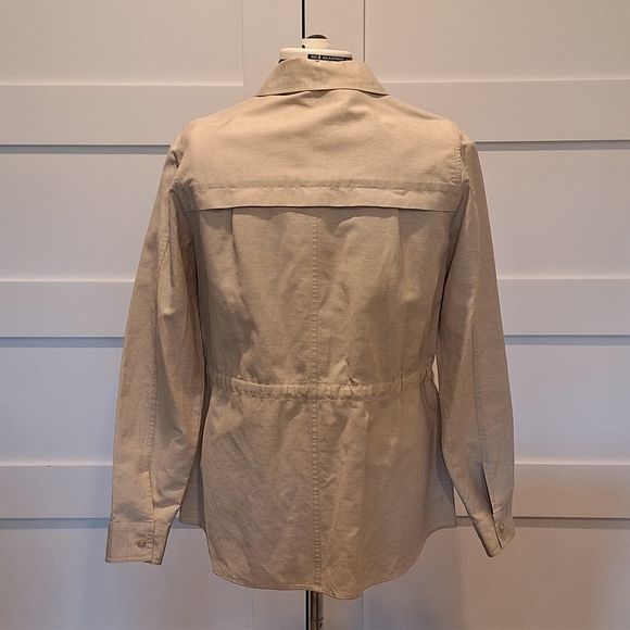 Pendleton Women's Linen/cotton Blend  Tan Jacket Sz L - Picture 3 of 10
